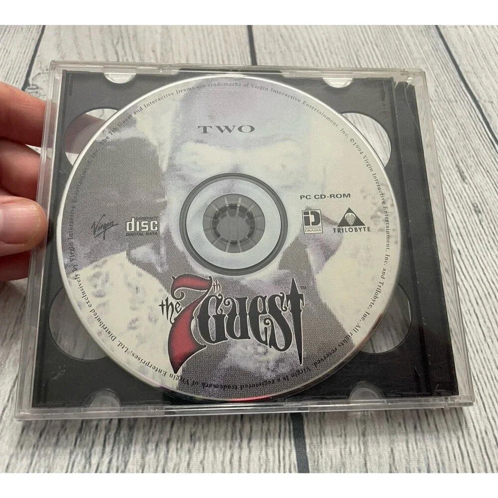 The 7th Guest Video Game, 2 Disk Set, PC Game, 1994